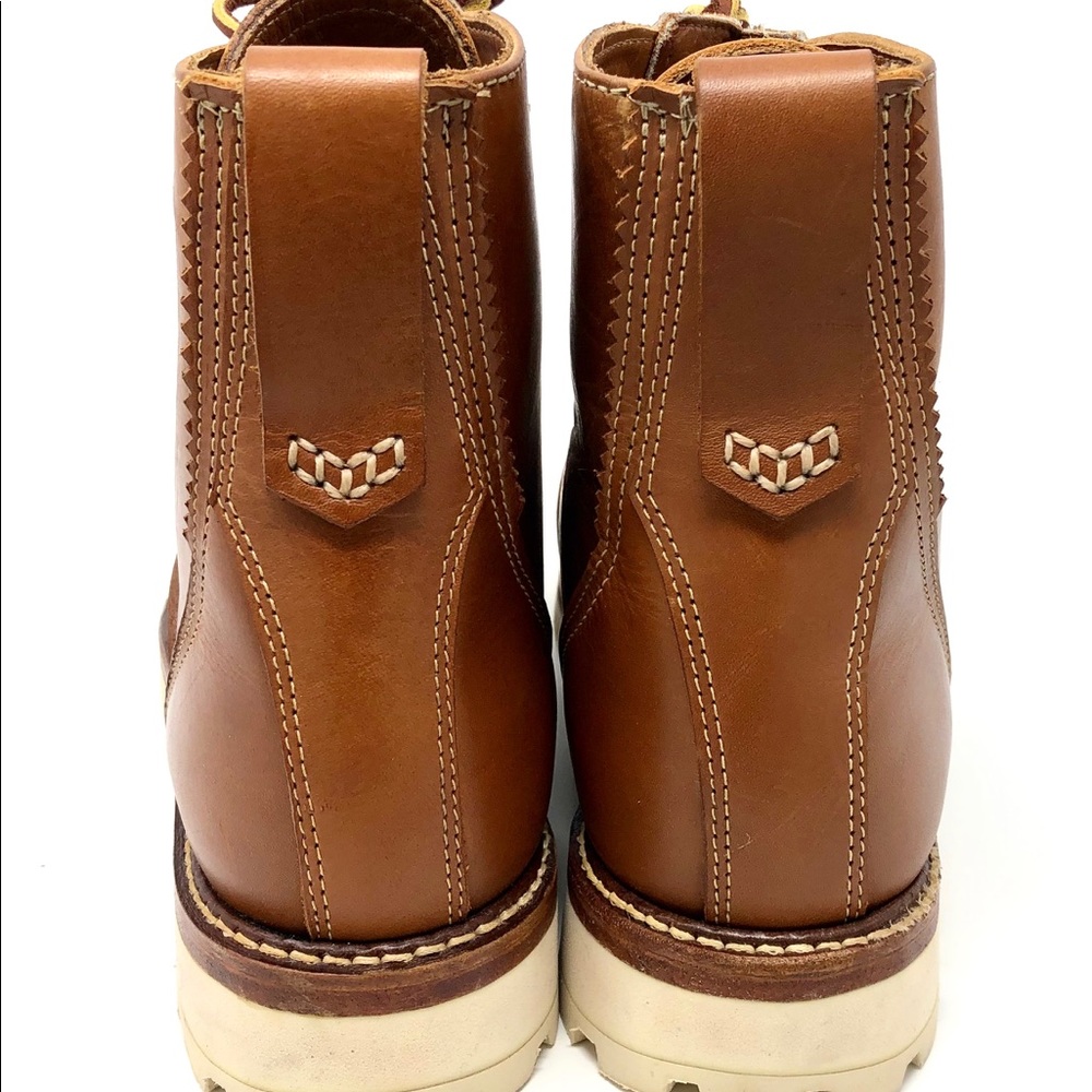 Cole Haan Maine Rugged Tan Horween Leather Boots - Picture 7 of 8